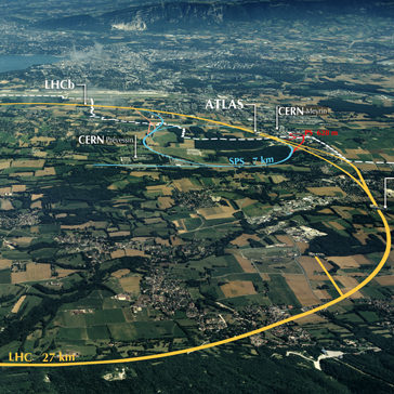 © Wikimedia/CC BY-SA 3.0 /Maximilien Brice (CERN), https://upload.wikimedia.org/wikipedia/commons/9/99/CERN_Aerial_View.jpg