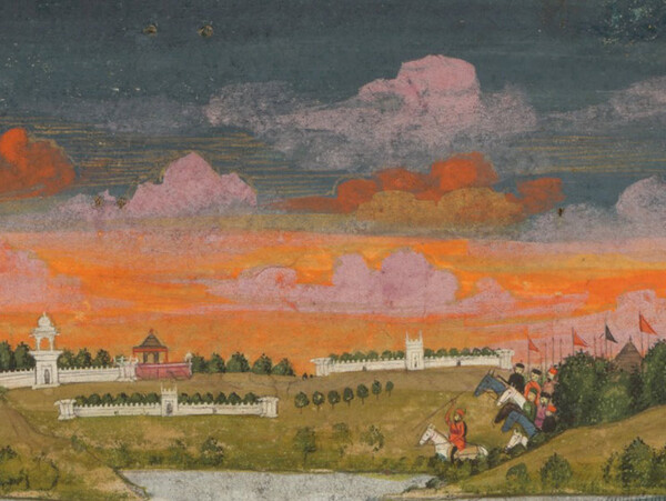 Fayzullah, A blindfolded suitor is brought before a princess, 1755. Cleveland Museum of Art ©  Wikimedia/CC0
